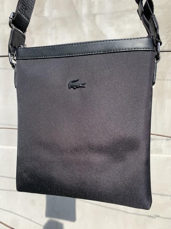 Барсетка lacoste чорна чоловіча сумка через плече — ціна 1290 грн у ...