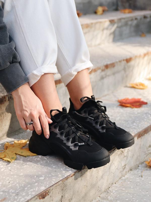 Dior d-connect black шикарные женские кроссовки диор чёрные — цена 2295 грн  в каталоге Кроссовки ✓ Купить женские вещи по доступной цене на Шафе |  Украина #32472436