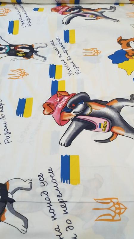 Яркие простыни из плотной бязи \"пес патрон\", все размеры! пошив на ...