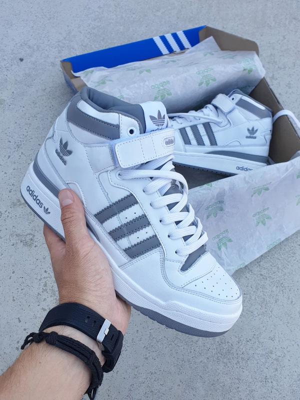 Adidas forum high white grey 1980 132674307