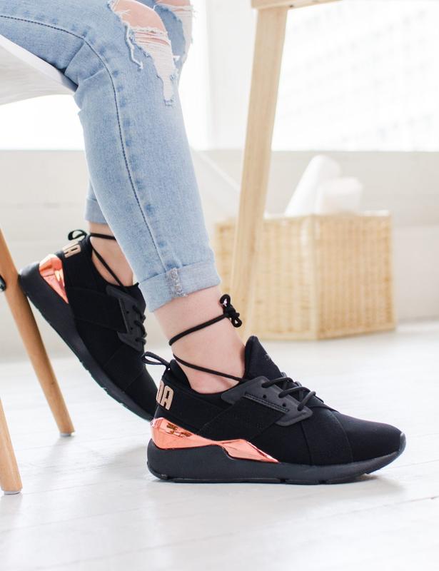 Puma muse x-2 metallic шикарные женские кроссовки пума черные — цена ...