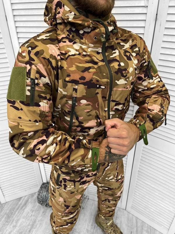 Демисезонный тактический мужской костюм softshell осень\весна — цена ...