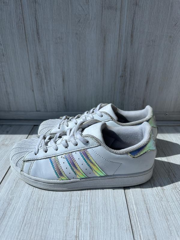 Adidas holographic shoes superstar sales