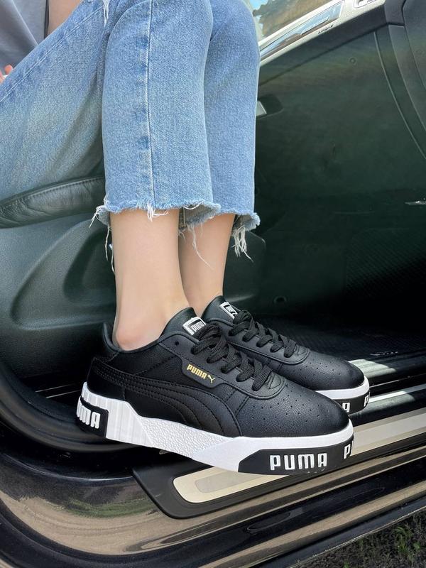 Кроссовки puma cali женские кожаные пума белые кросівки пума калі спорт ...