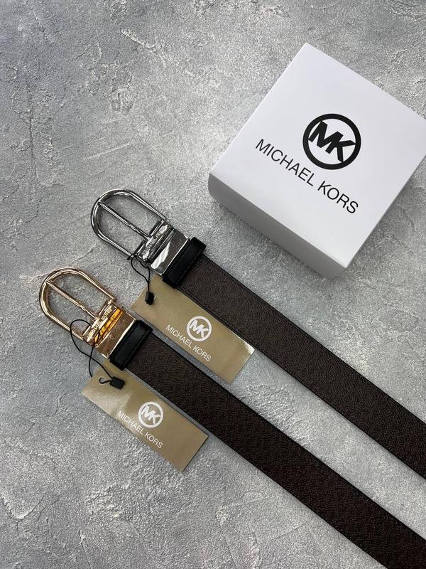 Ремень пояс женский кожаный в стиле michael kors / ремінь пояс жіночий ...