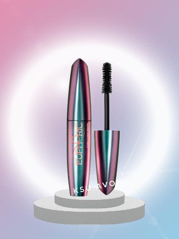 Туш для вій avon euphoric «об'єм і довжина» ейфорія, 10ml ( ультрочорна ...