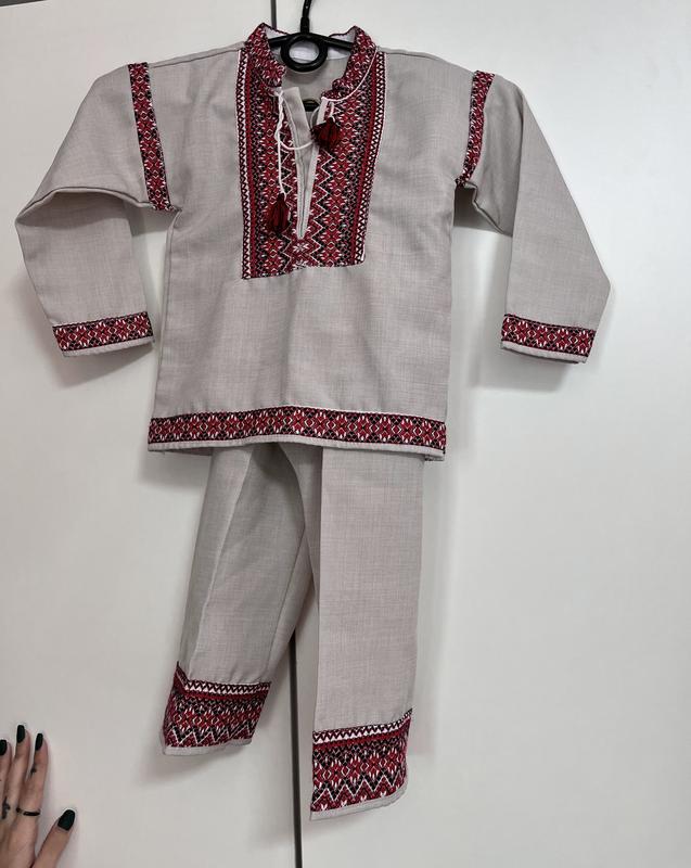 Костюм вишиванка + штани, вишиванка, вишиті штани — ціна 341 грн у ...