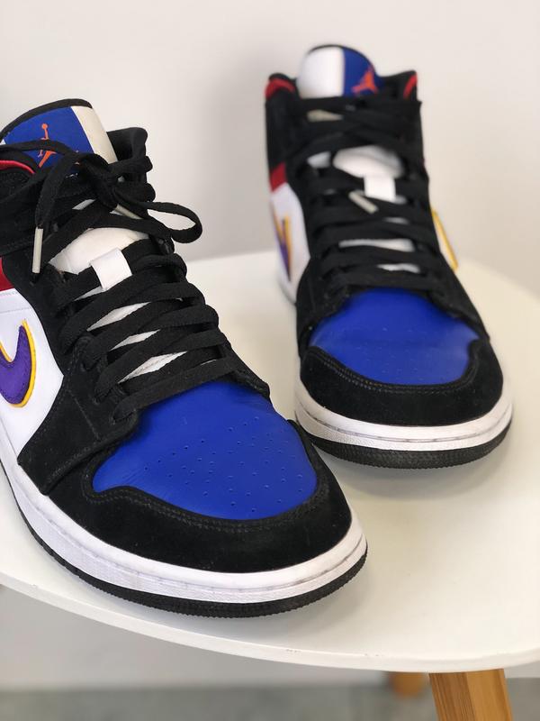 Nike Air Jordan 1 Mid Se Lakers Top 3 Promotions