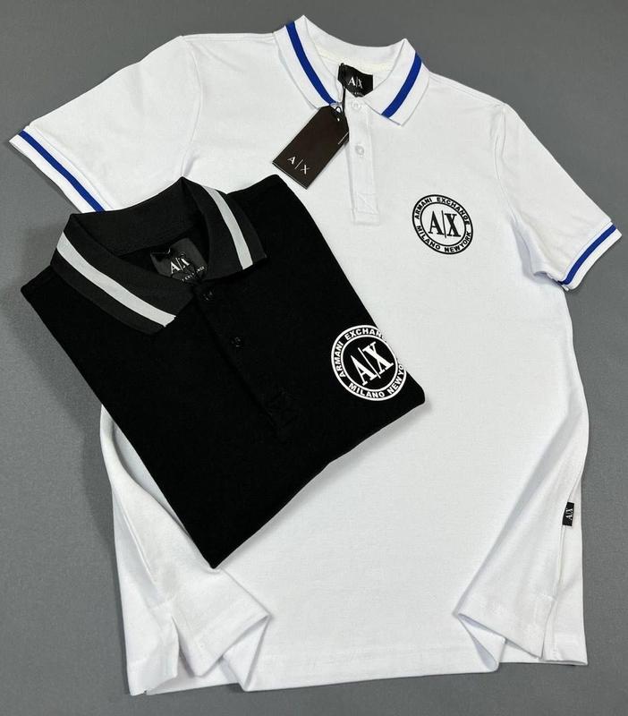 Поло armani, имеющий черный цвет — цена 1170 грн в каталоге Поло Купить ...