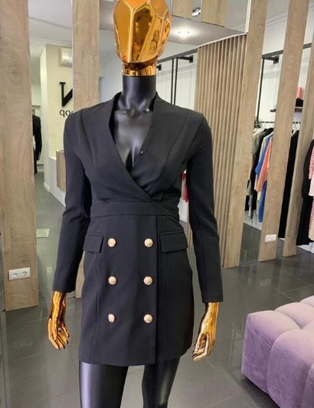 Платье пиджак от balmain paris — цена 650 грн в каталоге Платья миди ✓ Купить женские вещи по доступной цене на Шафе
