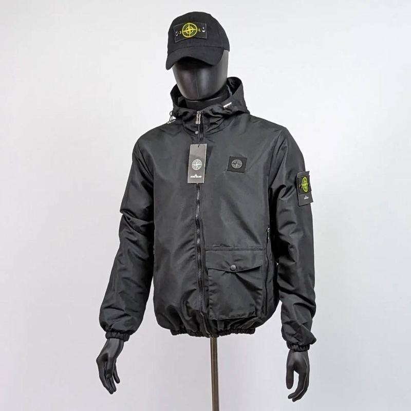 Ветровка стон айленд черная / куртки брендовые stone island — цена 1850 ...