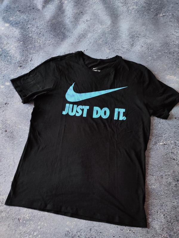 Черная футболка мужская nike just do it big logo — цена 371 грн в ...
