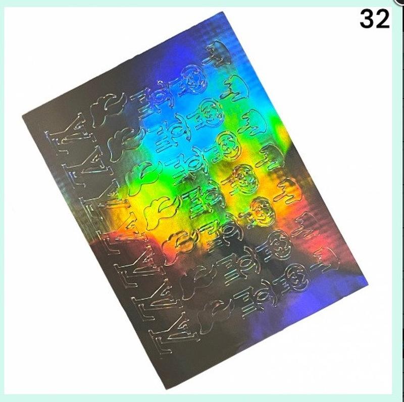 Голографические 3d наклейки (фольга) "бренды" для ногтей № 32 — цена 35 ...