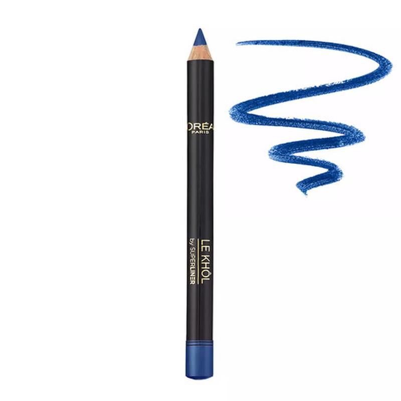 Синий карандаш для глаз лореаль l'oreal paris le khol super liner 107 ...