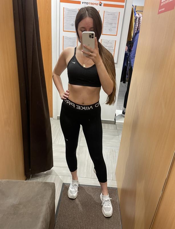 Леггинсы женские nike w np 365 tight crop черные cz9803-013 — цена