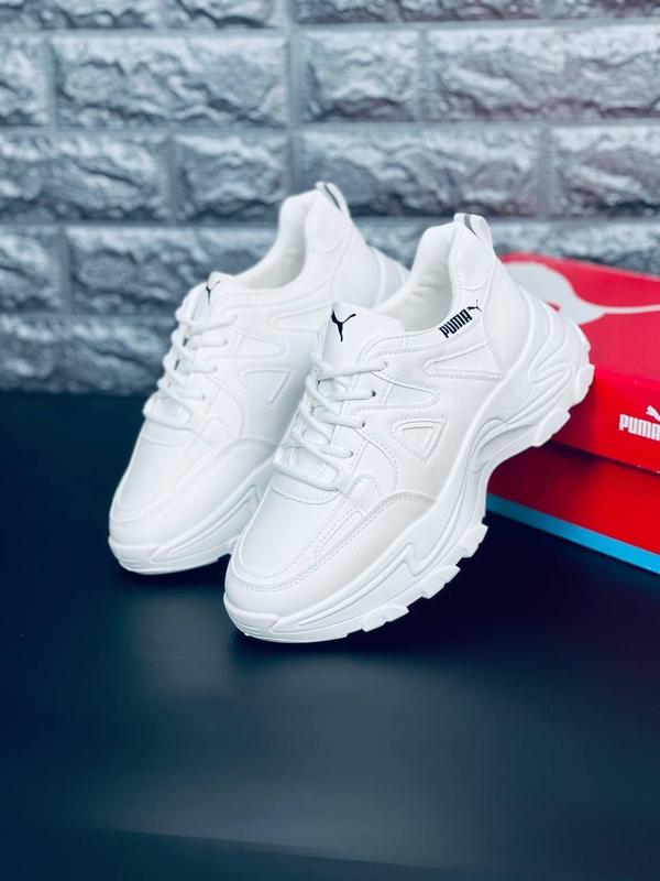 Кроссовки женские puma, белые стильные кроссовки пума — цена 999 грн в ...