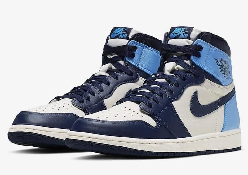 Nike air jordan 1 retro high og obsidian blue white 2350