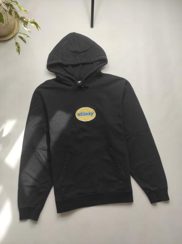 Stussy global applique hoodie sale