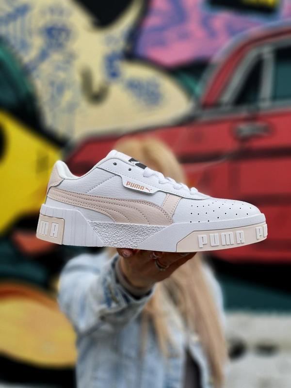 Puma cali basket white light pink 1700