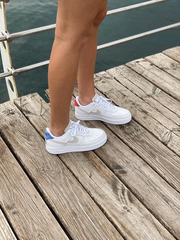 Air force one sales white red blue