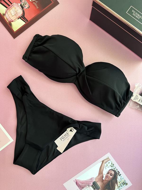 Купальник victoria's secret оригинал. купальник бандо с пуш-ап и плавки ...