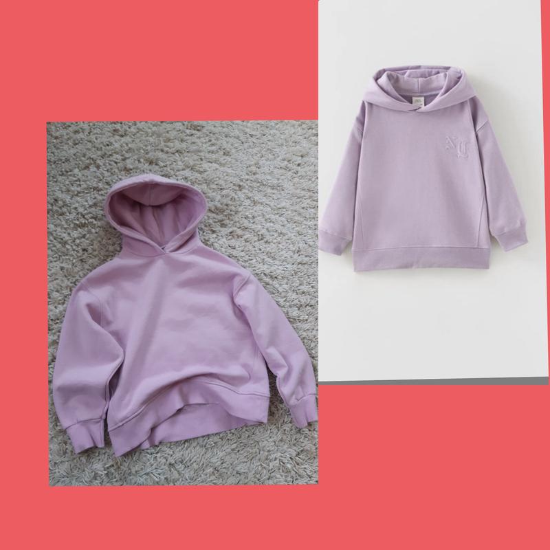 Zara lilac hoodie sale