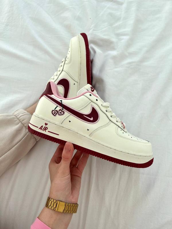 Nike air force 1 high top maroon online