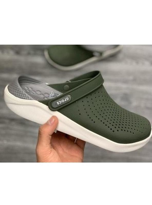 crocs literide army green