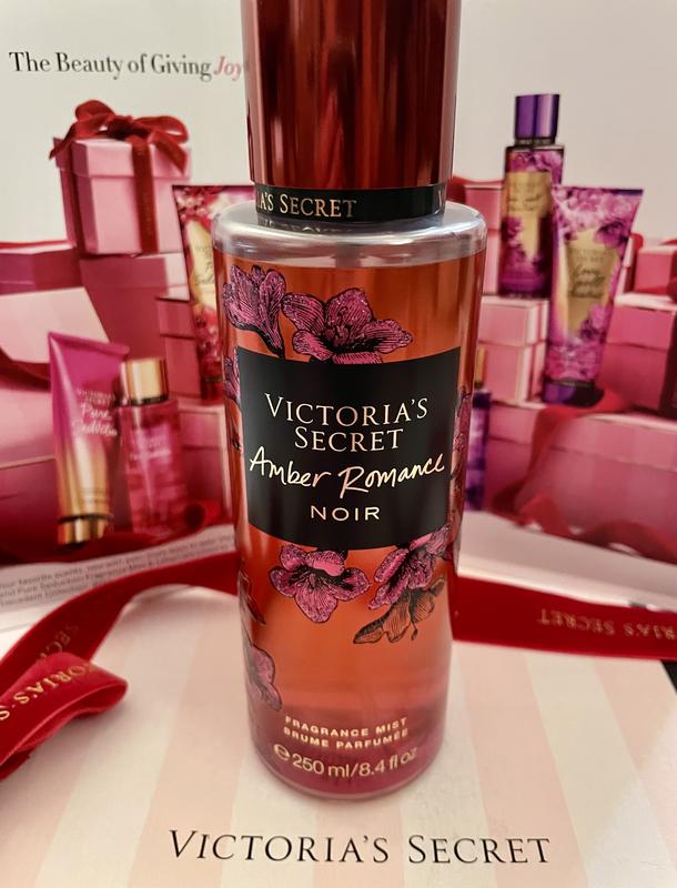 Victoria's secret amber romance noir fragrance mist оригинал