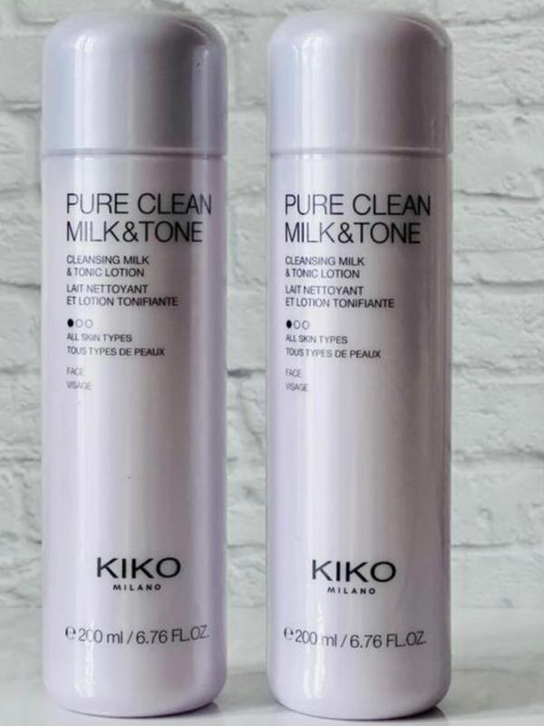 Молочко для снятия макияжа pure clean milk &tone kiko milano — цена 370 ...