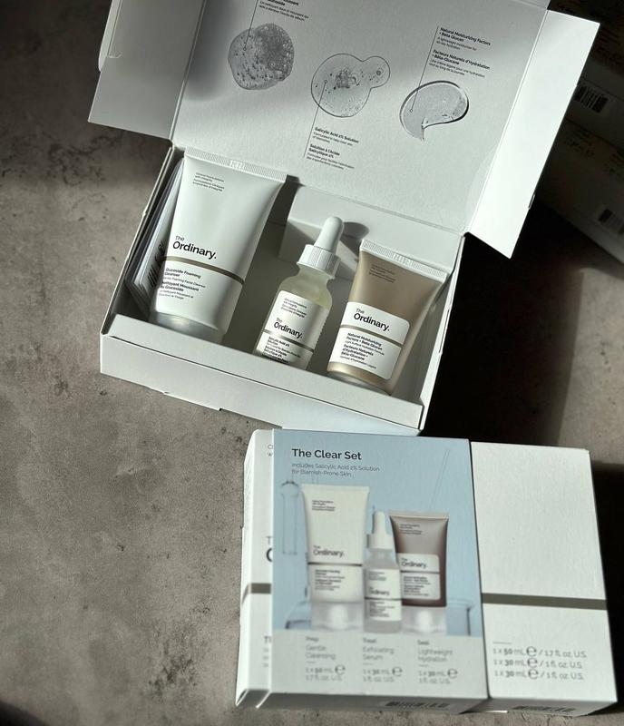The ordinary набор по уходу за лицом лица the ordinary the clear set ...