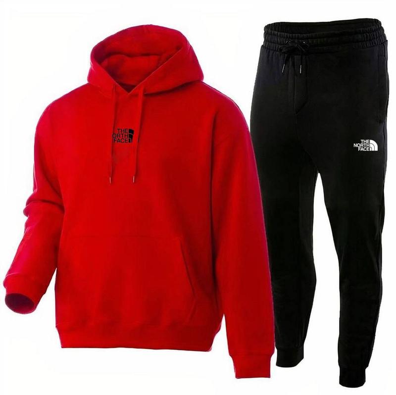 North face red tracksuit on sale