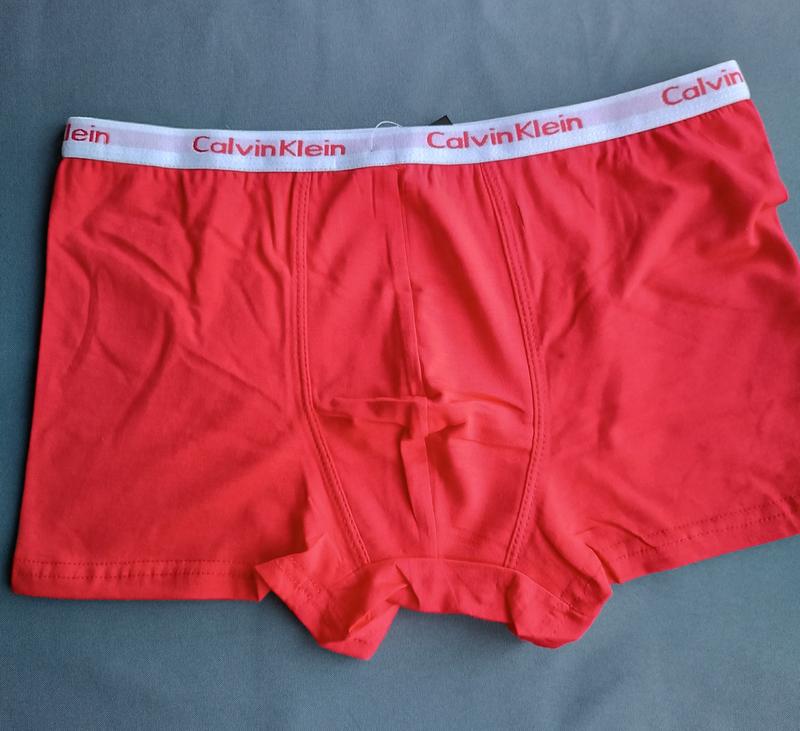 Модные мужские красные трусы calvin klein - трусы для парня — цена 195 ...