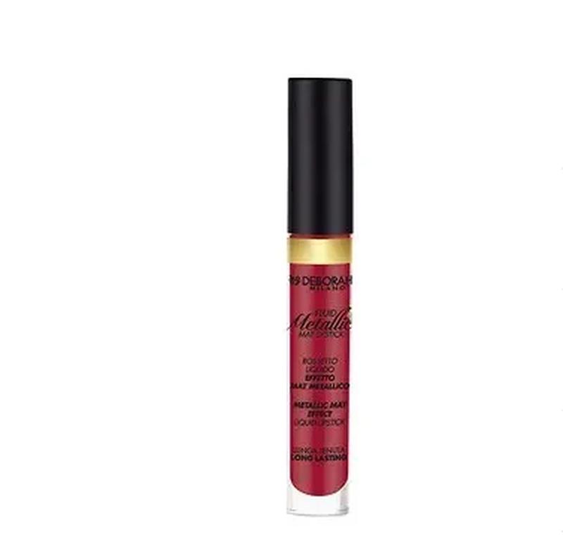 Жидкая помада для губ deborah milano fluid metallic mat lipstick № 02 ...