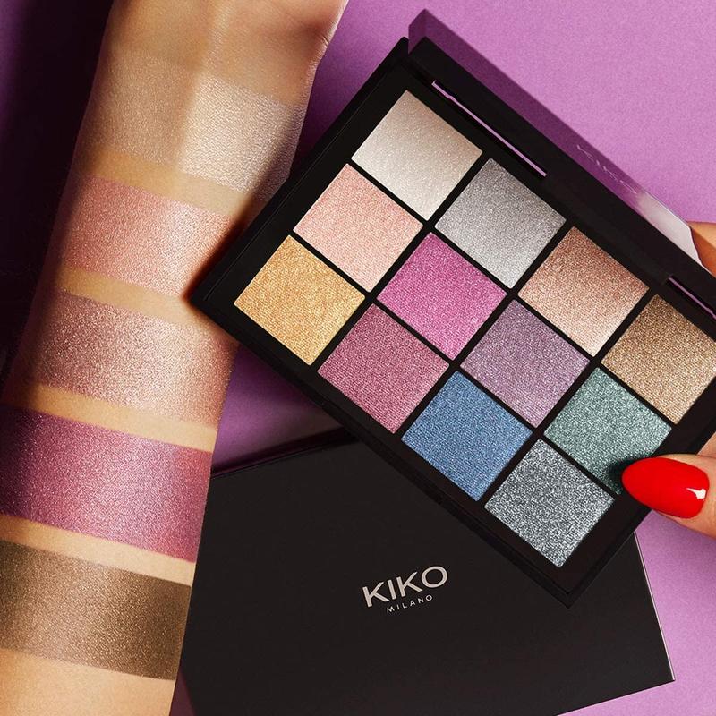 Палетка тіней kiko milano smart cult eyeshadow palette. тіні для повік