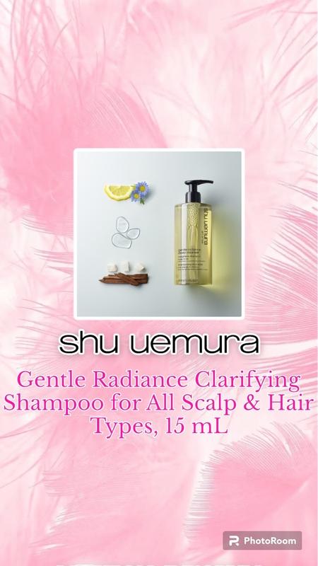 Gentle Radiance Clarifying Shampoo for All Scalp & Hair Types - shu uemura