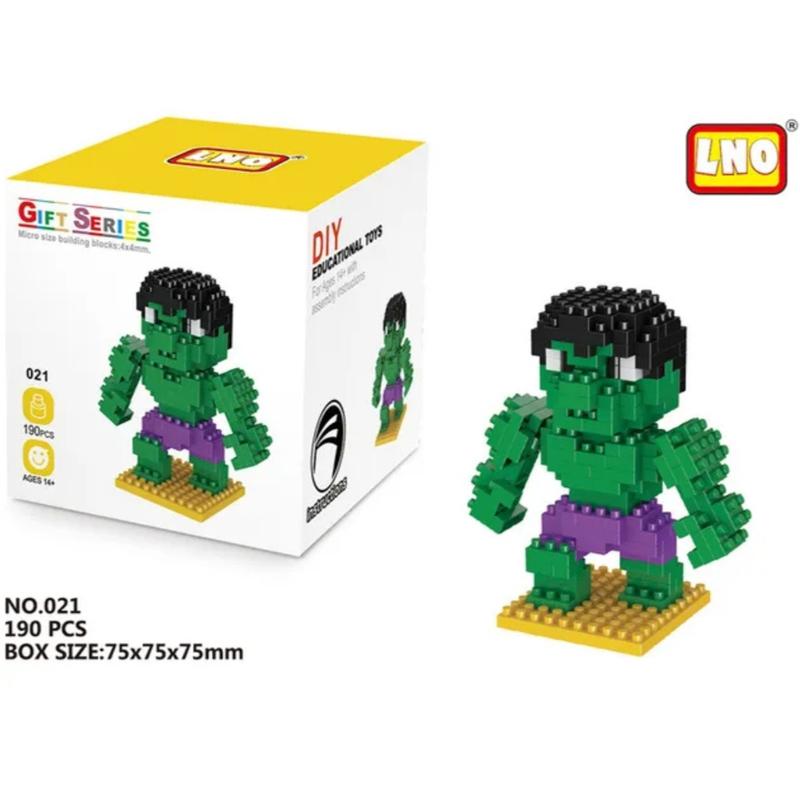 Конструктор из мини лего блоков халк. hulk mini lego block — цена 269 ...