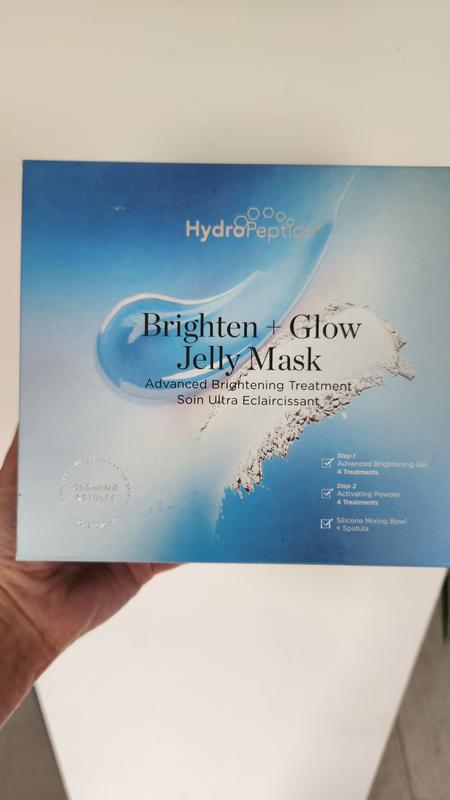 Brighten+glow jelly mask – осветляющая гелевая маска hydropeptide ...