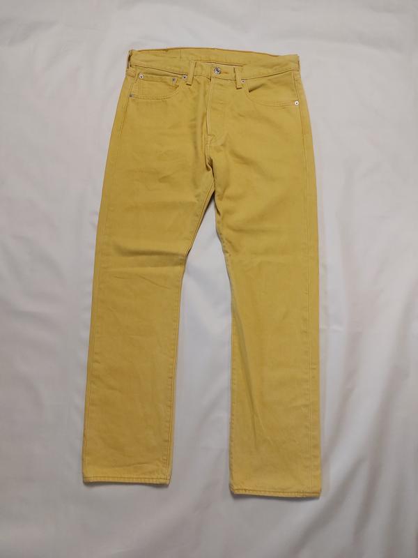 Yellow levis cheap 501 jeans