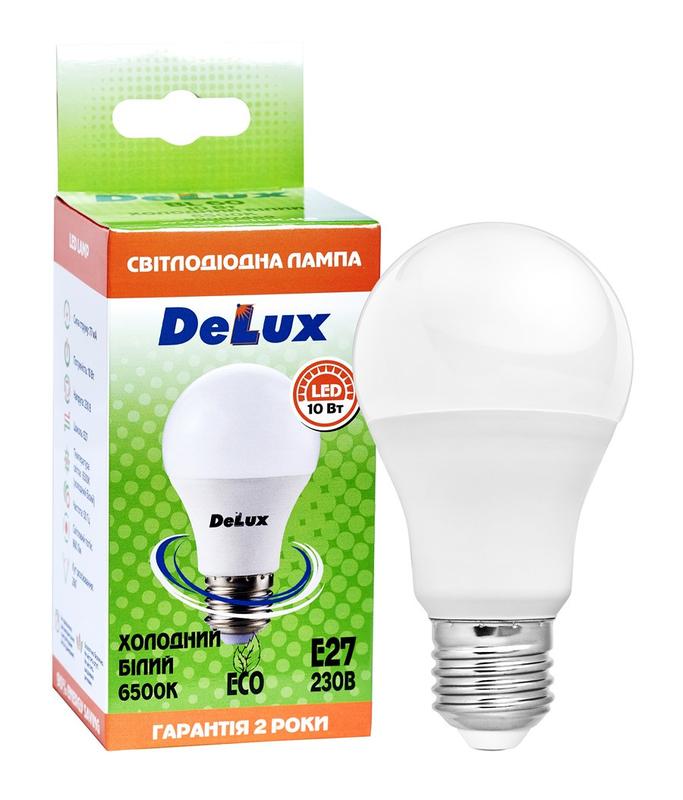 Светодиодная лампа delux bl 60 10вт 6500k 220в e27 — цена 44 грн в ...