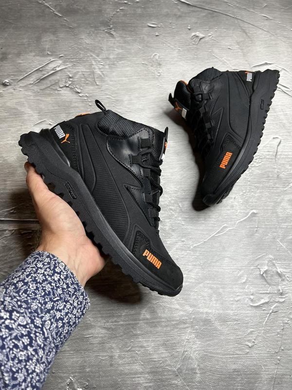 Puma top black orange