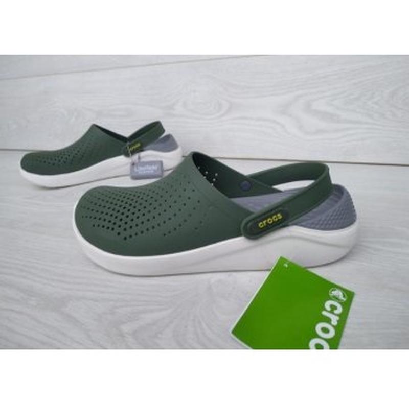 crocs literide army green