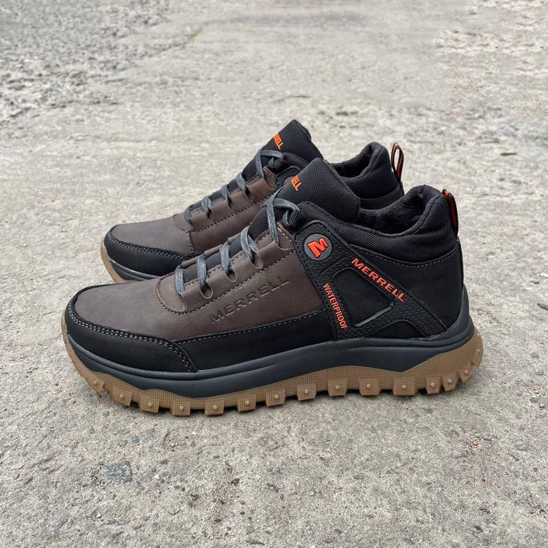 Мужские зимние кожаные кроссовки merrell — цена 2250 грн в каталоге ...