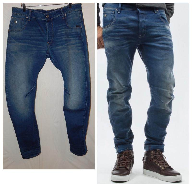 Зауженные мужские джинсы g-star arc 3d slim fit g-star raw — цена 1250 ...
