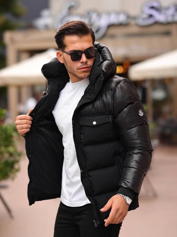 Пуховик куртка черный монклер moncler — цена 9270 грн в каталоге ...