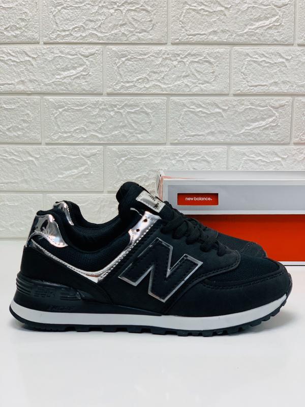 Nb 574 1500 999 кроссовки женские black-silver повседневные New Balance, цена - 899 грн, #34102944, купить по доступной цене | Украина - Шафа