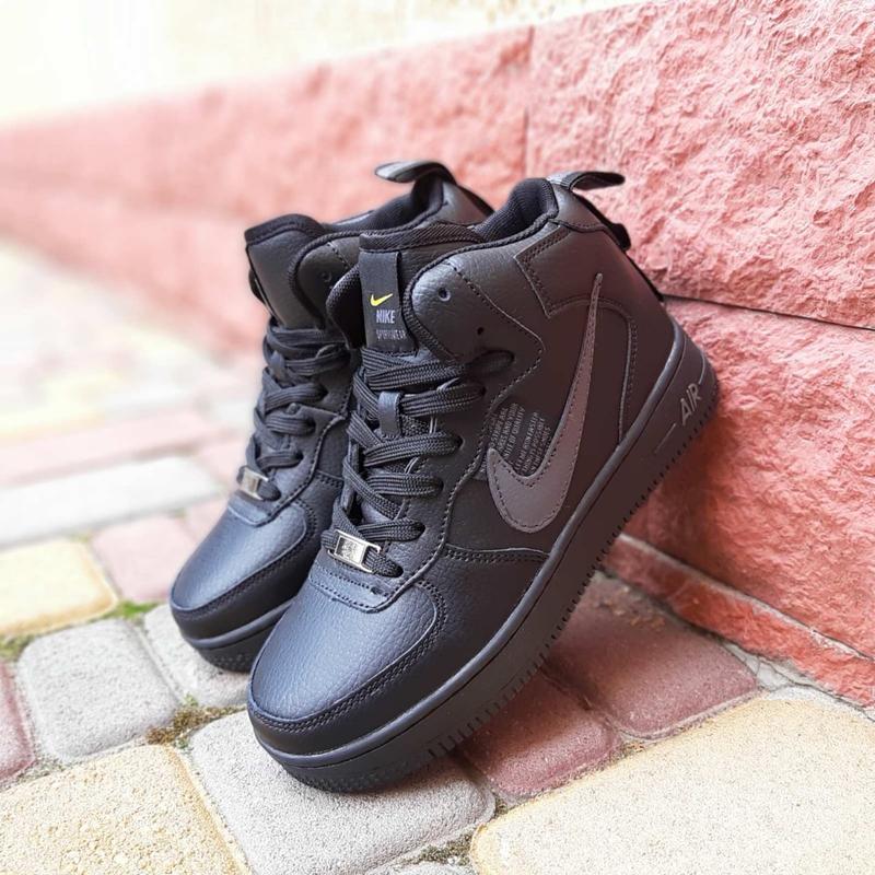 nike air force 1 82 black grey fur 2199 136866865