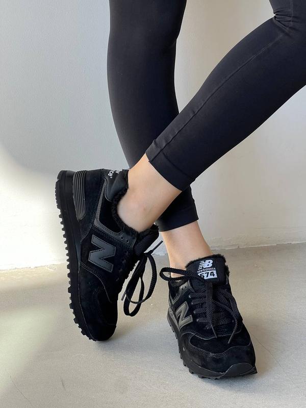 Кроссовки мех new balance total black fur — цена 2450 грн в каталоге ...
