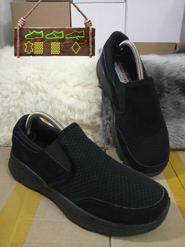 Женские кроссовки skechers (средняя и широкая стопа, лёгкие, шкіра ...