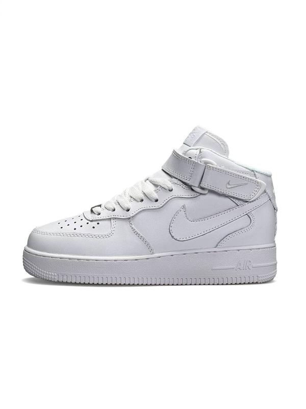 Nike air force 1 all white high discount
